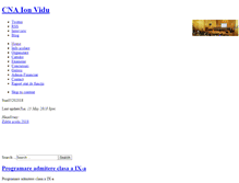 Tablet Screenshot of cnaionvidu.ro